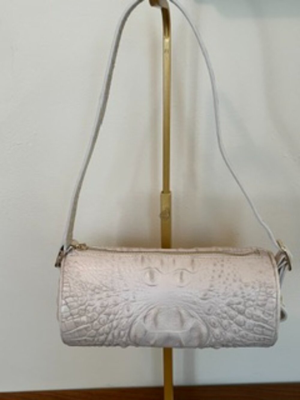 Brahmin Billie Barrel Shoulder Bag  - Ivory